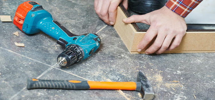 broken door frame repair Keyes